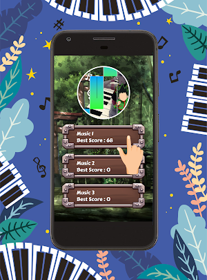 Anime Tiles Piano Music Games Screenshot 0