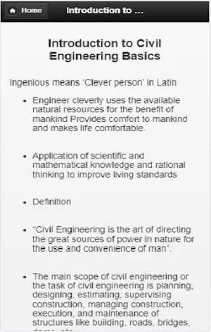 Civil engineering basics Screenshot 1