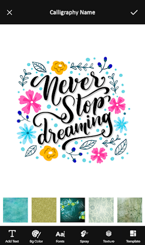 Name Art - Calligraphy Font Screenshot 0