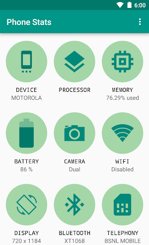Phone Stats - Device info Screenshot 0