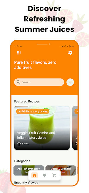 SunBlend Juice & Smoothies Screenshot 0
