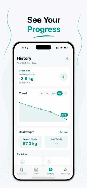 BMI Calculator: Ideal Weight Screenshot 2