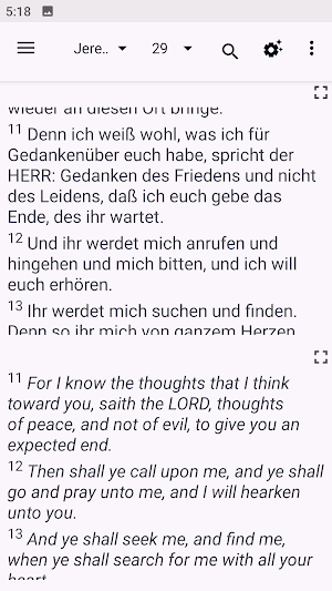 English kjv - the German Bible Screenshot 1