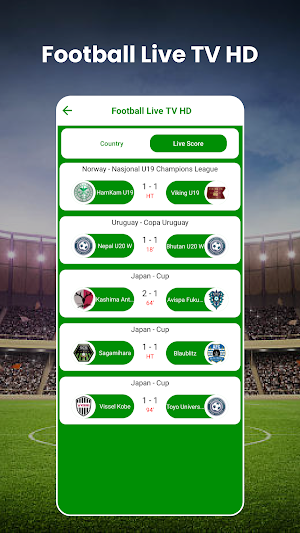 Football Live TV HD Screenshot 1