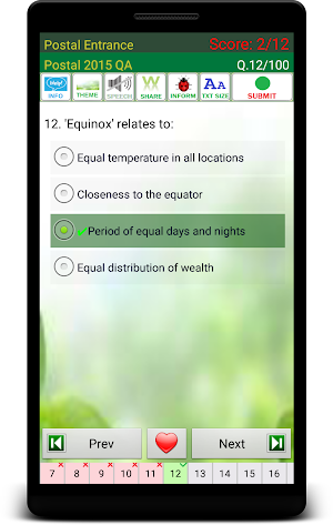 Postal Entrance Exam (India) Screenshot 3