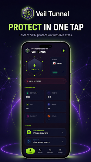 Veil Tunnel Browser Screenshot 0