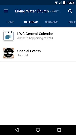 Living Water Church Screenshot 1