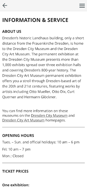 Dresden City Museums Screenshot 3