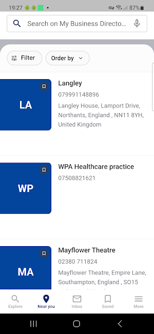 My Business Directory Screenshot 2