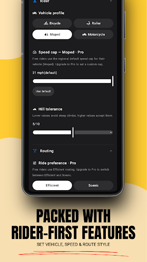 Urban Rider Scooter Navigation Screenshot 2