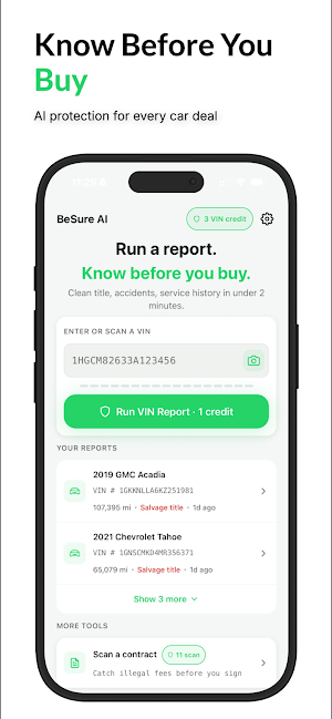 BeSure AI Screenshot 0