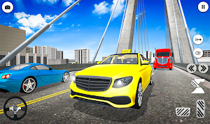 Taxi Car Driving Games Sim 3D Screenshot 0