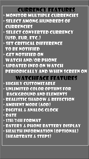 Currency Clock for Gear S2/S3 Screenshot 3