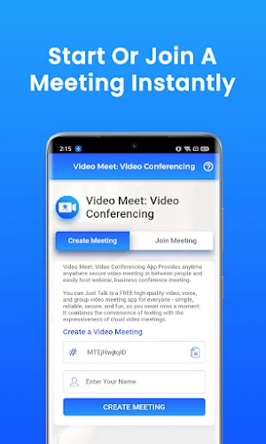 Video Meet: Video Conferencing Screenshot 2