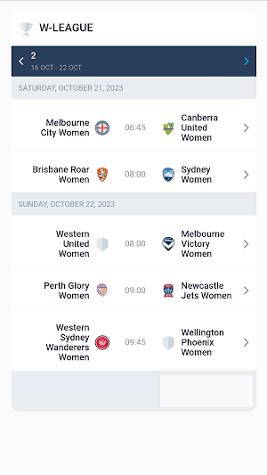 Australian League SoccerLive Screenshot 3