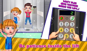 Lift Safety For Kids : Child Safety Games Screenshot 1