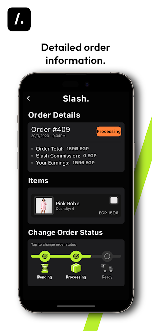 Slash. Seller Screenshot 3