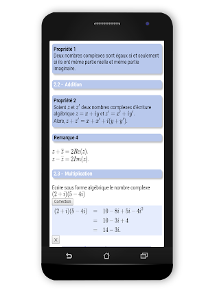 Maths TS : Complexes 1 Screenshot 2