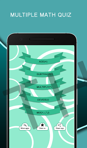 THREE: Extra Math Quiz Screenshot 0