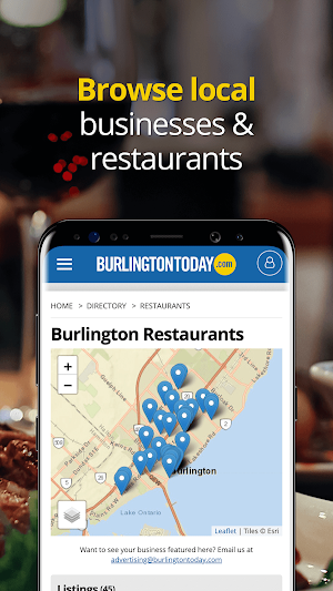 BurlingtonToday.com Screenshot 1