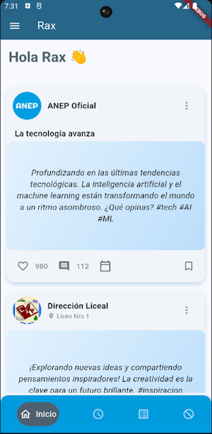 ANEP Estudiantes Screenshot 3