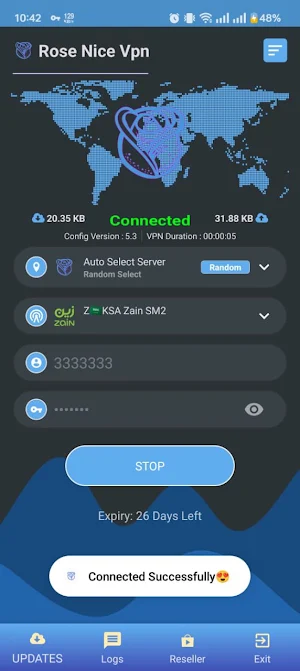 Rose Nice Vpn Screenshot 2
