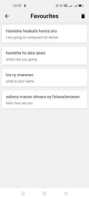 Malagasy To English Translator Screenshot 3