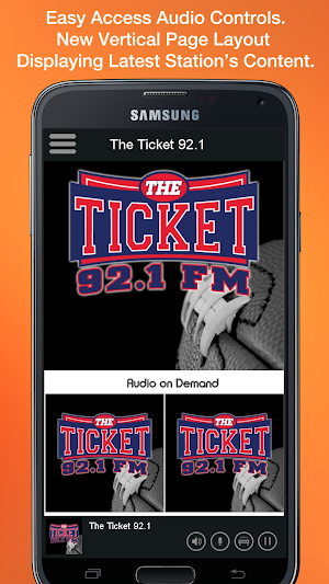 The Ticket 92.1 FM Screenshot 0