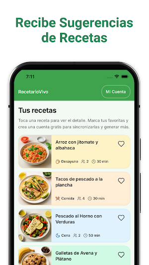 RecetarioVivo Screenshot 0