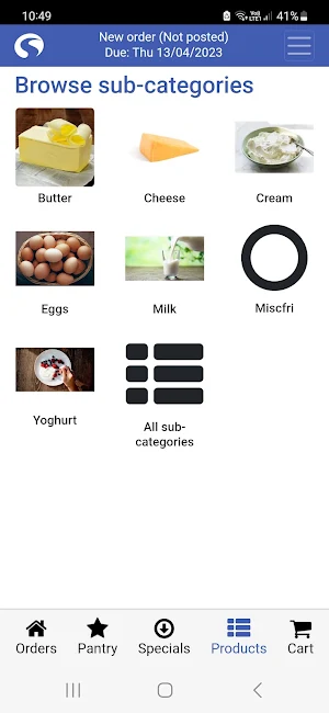Simotas Food Distributors Screenshot 1