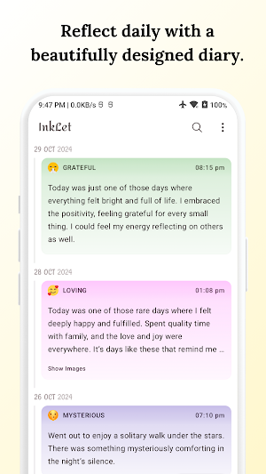 Notes & Diaries - InkLet Screenshot 3