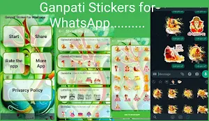 Ganpati Stickers-WAStickerApps Screenshot 0