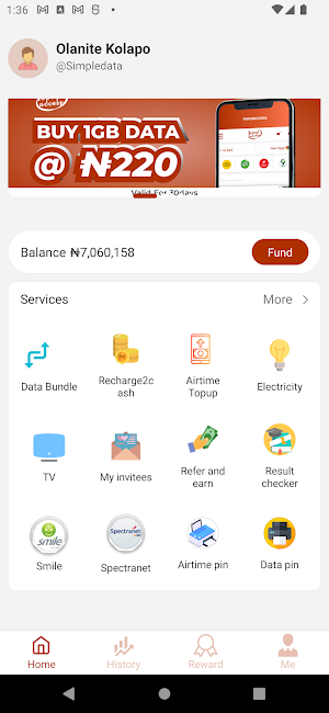 Topup Access Screenshot 1