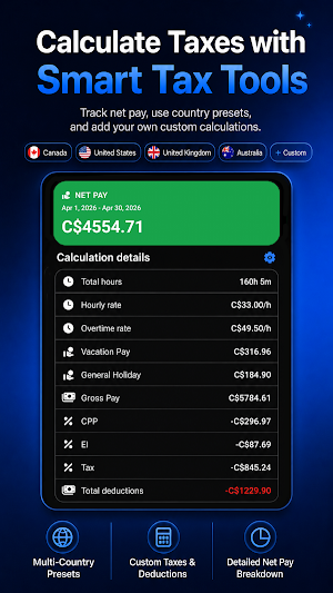 Ultimate Work Hours Tracker Screenshot 3