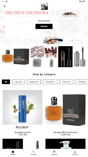 She cosmetics Screenshot 0