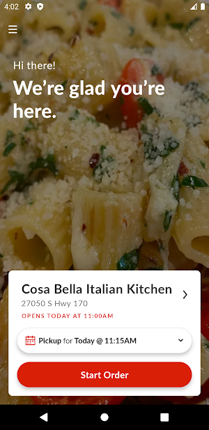 Cosa Bella Italian Kitchen Screenshot 1