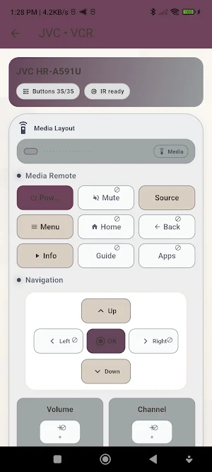 VCR Remote Control Screenshot 3