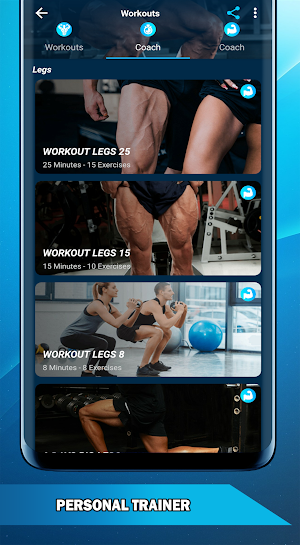 Leg Workouts - Strong and toned legs at home PRO Screenshot 3
