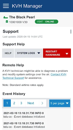 KVH V30 Screenshot 3