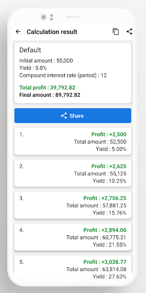 Compound Interest Calculator Screenshot 3