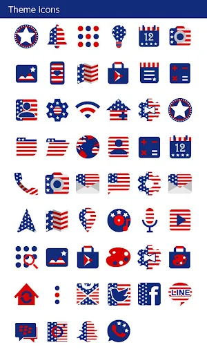 USA Flag Heart Wallpaper Screenshot 3