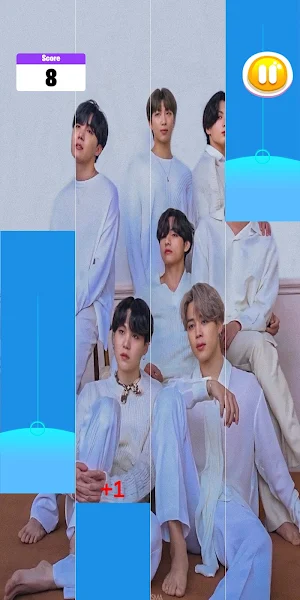 BTS Tiles Piano -  Army Dance Game Screenshot 2