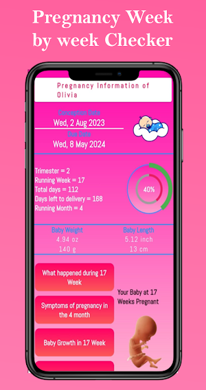 Pregnancy Tracker & Due Date Screenshot 0