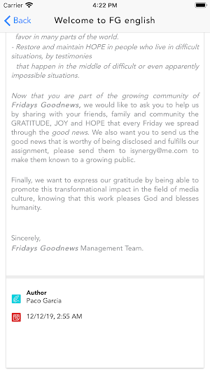 Good Friday News Screenshot 3