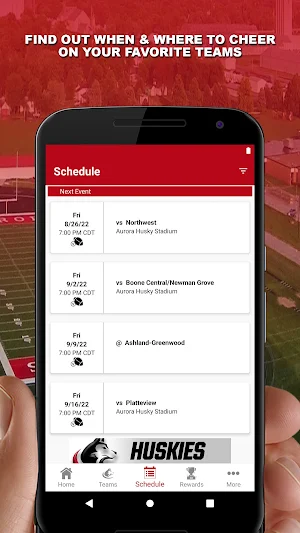 Aurora Huskies Athletics Screenshot 1