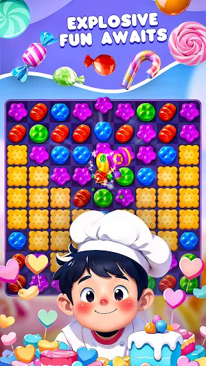 Lollipop Logic 3 in Row Screenshot 2