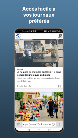 Les Journaux en Français Screenshot 2