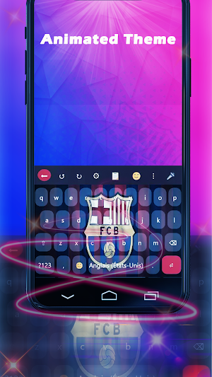 FC Barcelone keyboard theme Screenshot 1
