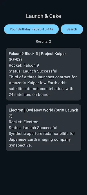 Launch and Cake Screenshot 3