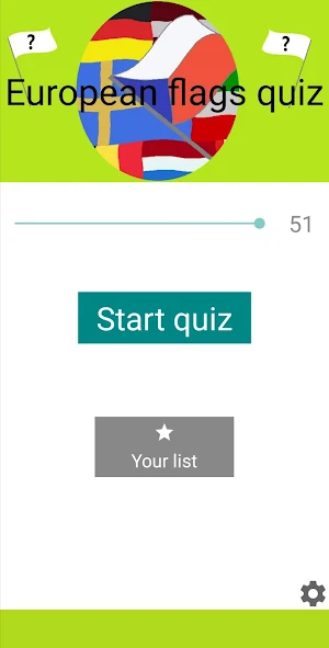 European flags quiz Screenshot 0